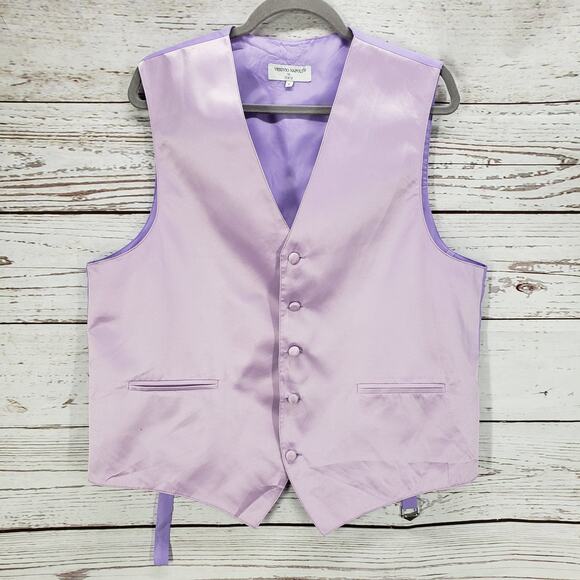 Vesuvio Napoli in Italy  Men's Light Purple Vest Size Large - Picture 1 of 11